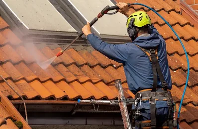 Démoussage et hydrofuge de toiture à Urcuit